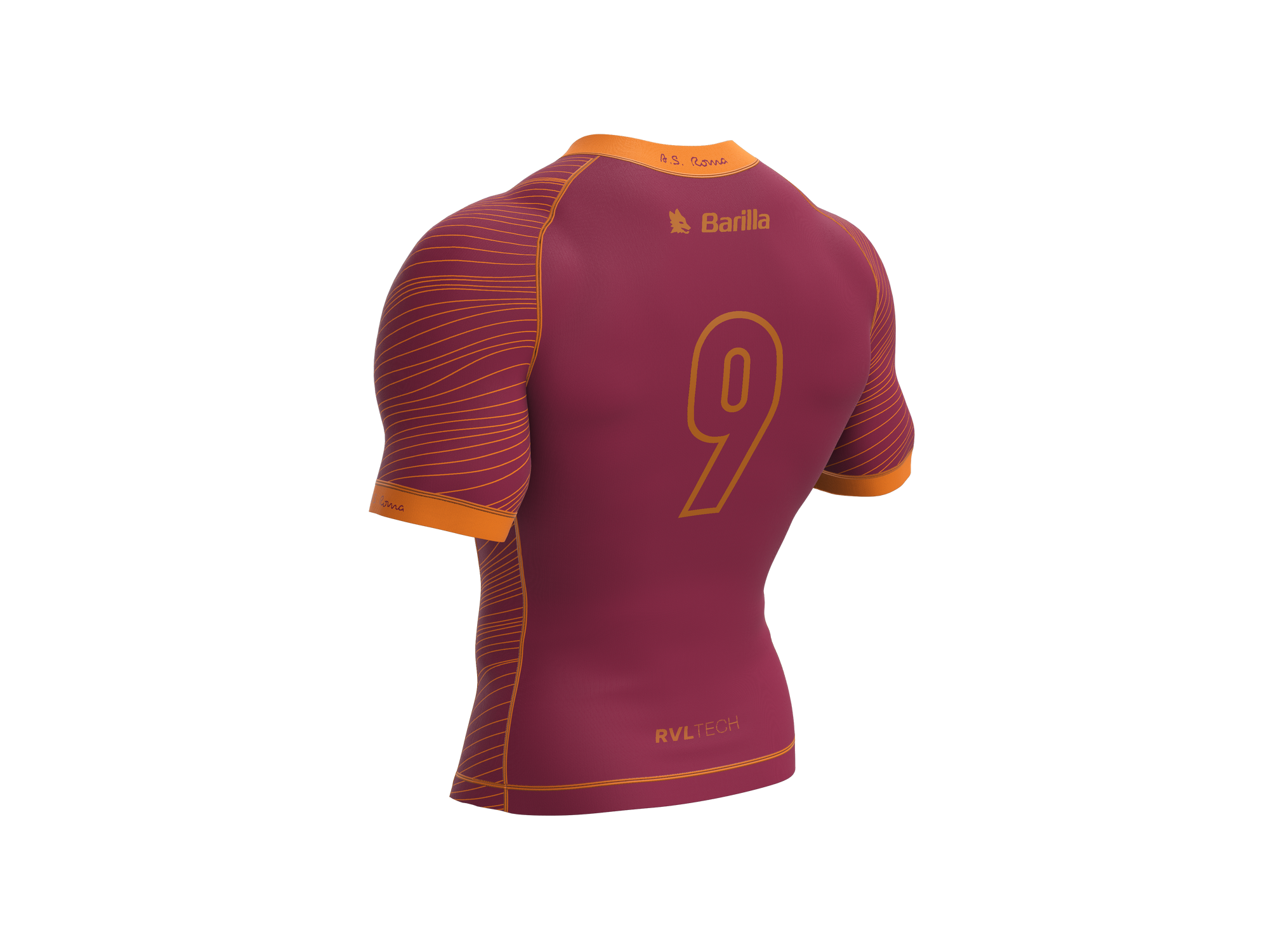 Roma '92 Inspired Rashguard Template