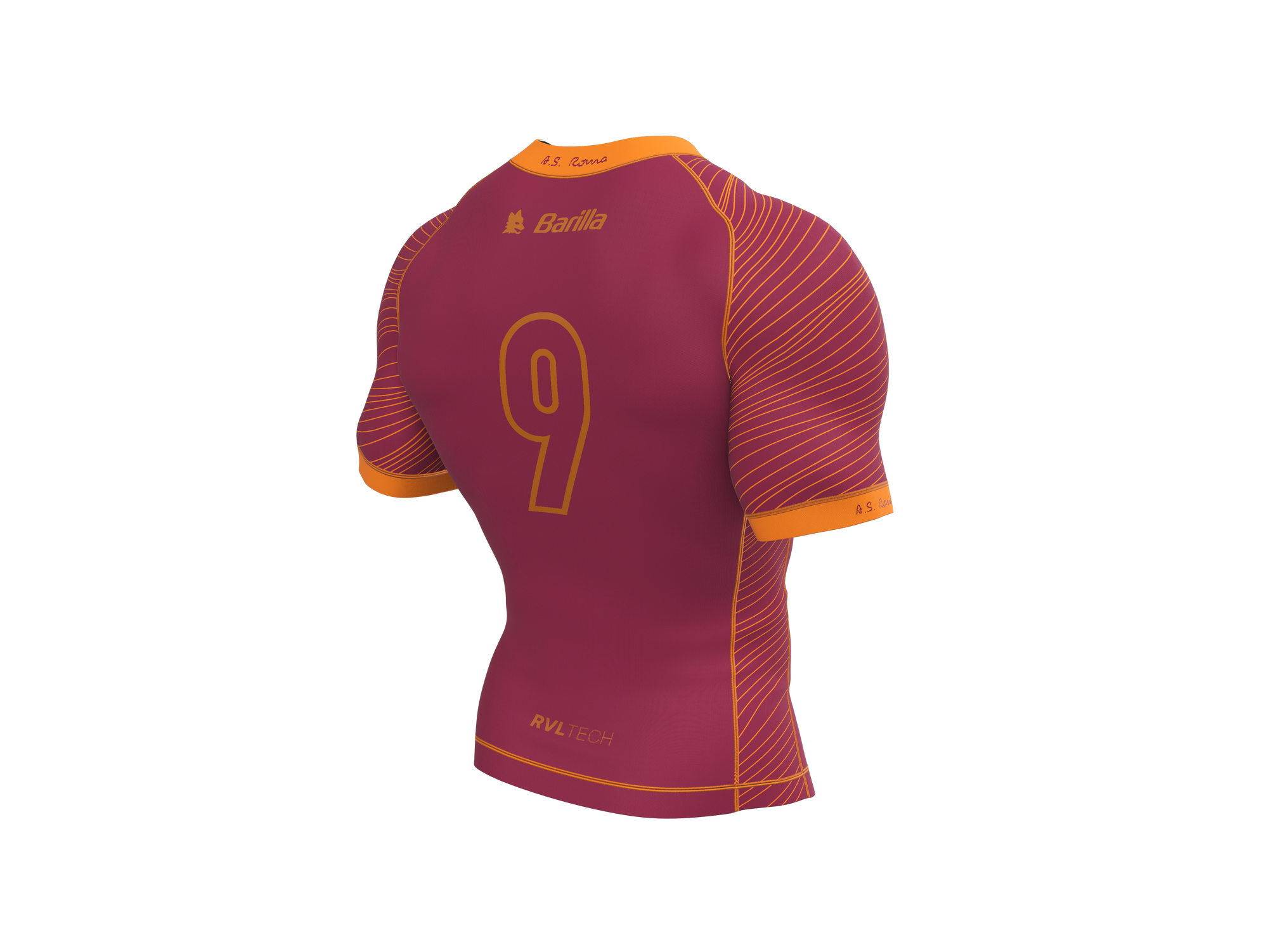 Roma '92 Inspired Rashguard Template