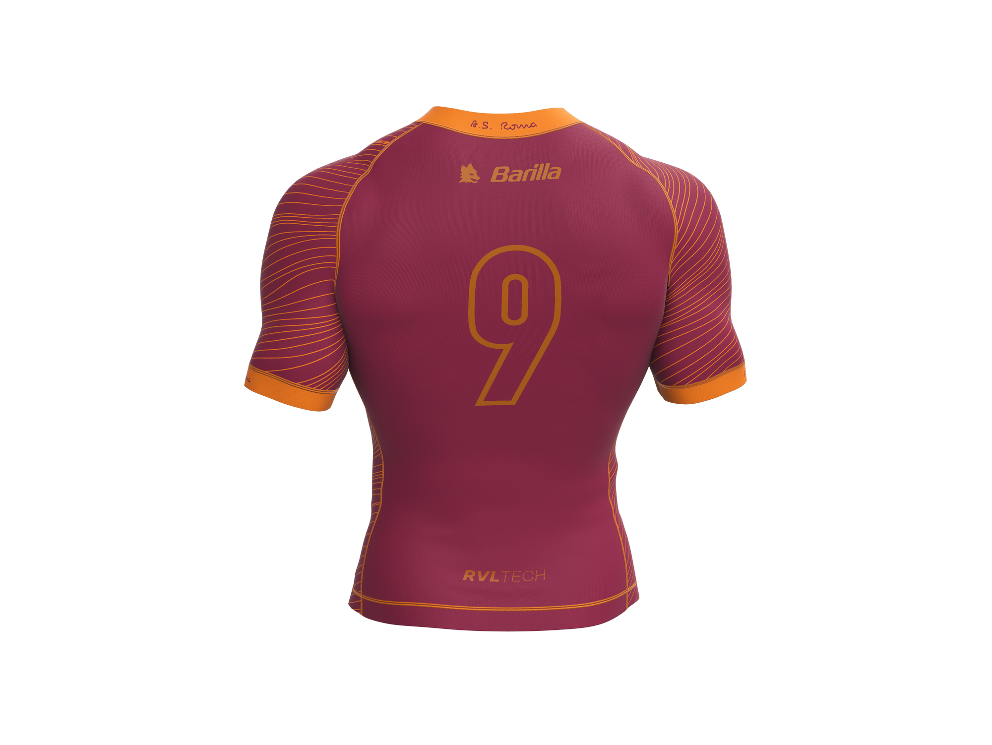 Roma '92 Inspired Rashguard Template
