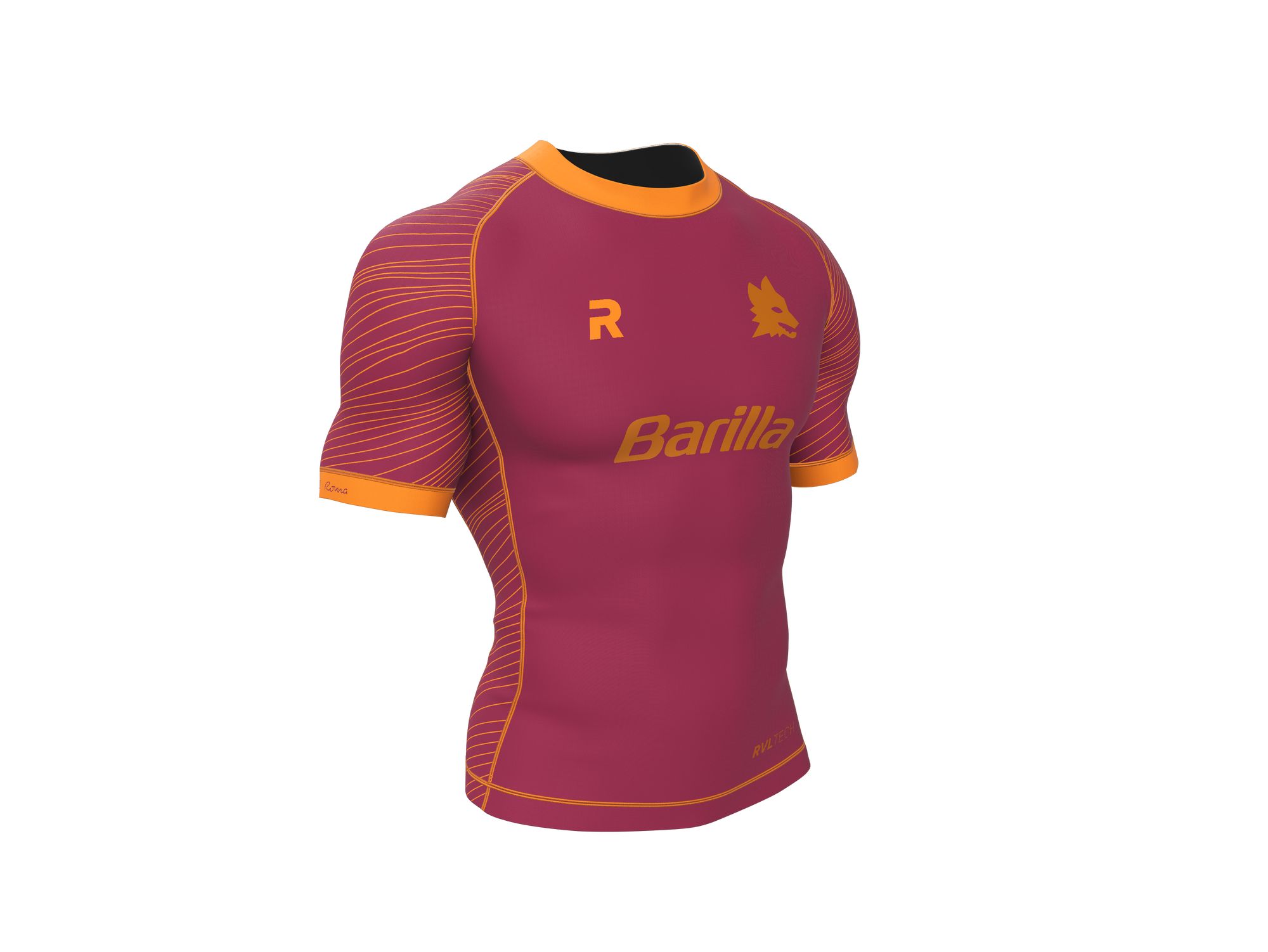 Roma '92 Inspired Rashguard Template