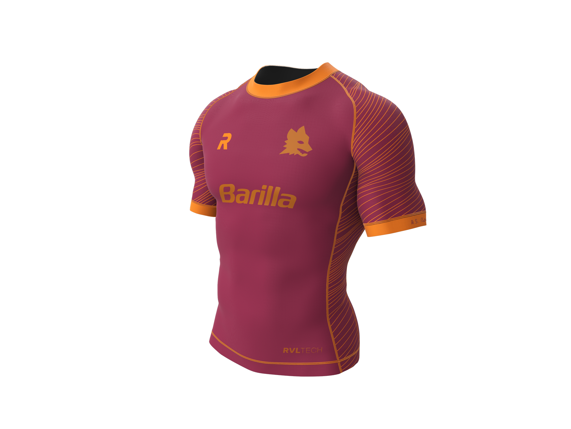 Roma '92 Inspired Rashguard Template