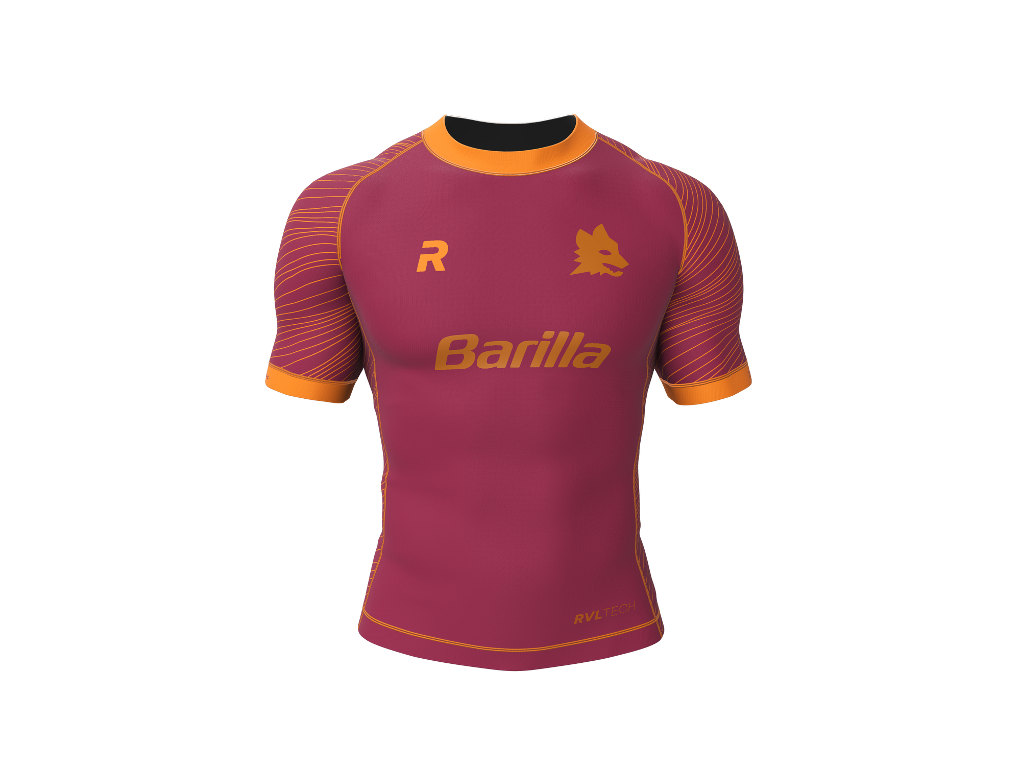 Roma '92 Inspired Rashguard Template