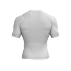 HMA White Short Sleeve Rashguard — Back